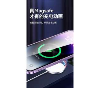 Funda Premium Silicona Aluminio Magsafe para iPhone 13 Pro Max 7-Colores