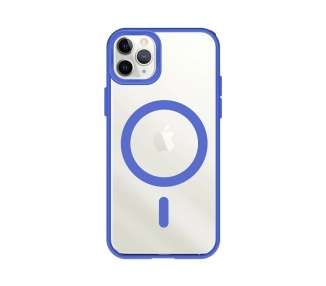 Funda Transparente Borde Color Magsafe para iPhone 11 Pro 6-Colores