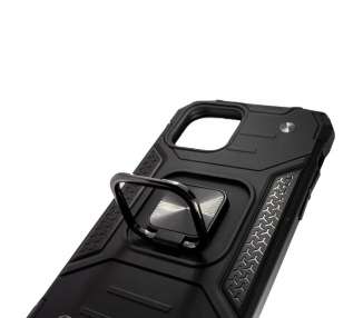 Funda Antigolpe Armor-Case Samsung Galaxy S21 Ultra con Imán y Soporte de Anilla 360º
