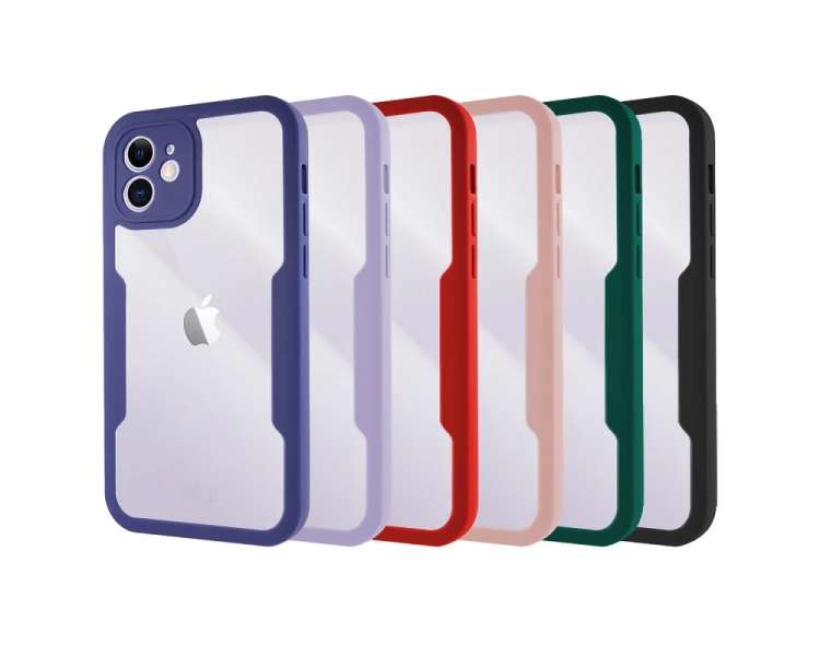 Funda Doble Silicona Anti-Golpe iPhone 11 6.1" Silicona Delantera y Trasera - 4 Colores