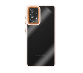 Funda Premium Antigolpe Transparente para Samsung Galaxy A52 5G Borde Camara Aluminio 6 Color