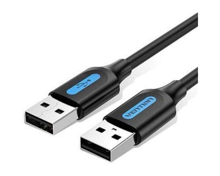 Cable usb 2.0 vention cojbd/ usb macho - usb macho/ 1m/ negro