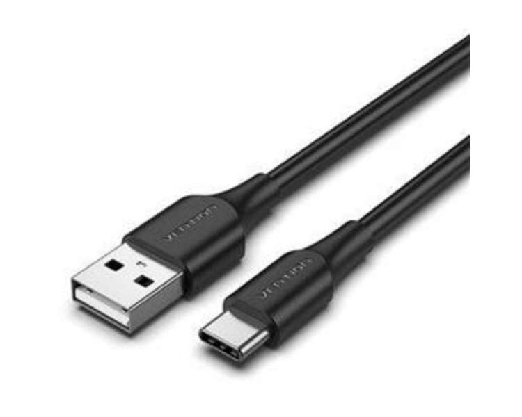 Cable usb 2.0 vention cthbf/ usb tipo-c macho - usb macho/ 1m/ negro