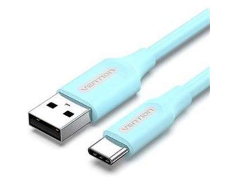 Cable usb 2.0 vention coksg/ usb tipo-c macho - usb macho/ 1.5m/ azul