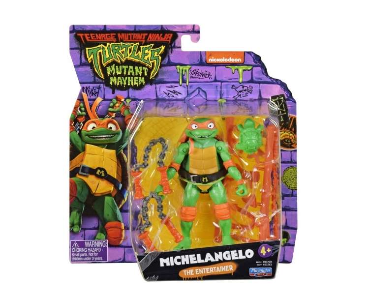 Turtles Mutant Mayhem - Basic Figures 12cm - Michelangelo