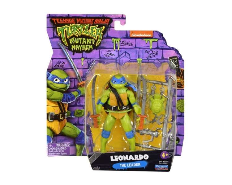 Turtles Mutant Mayhem - Basic Figures 12cm - Leonardo