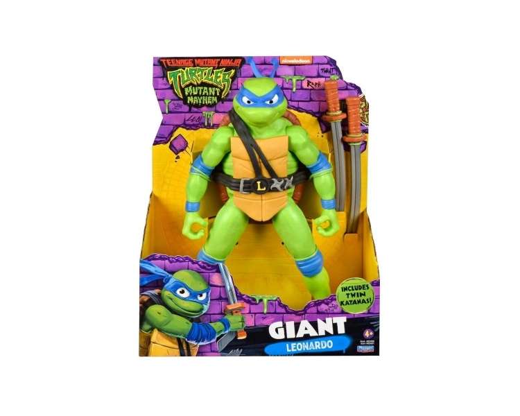 Turtles - Mutant Mayhem Giant Movie 30cm Figur - Leonardo