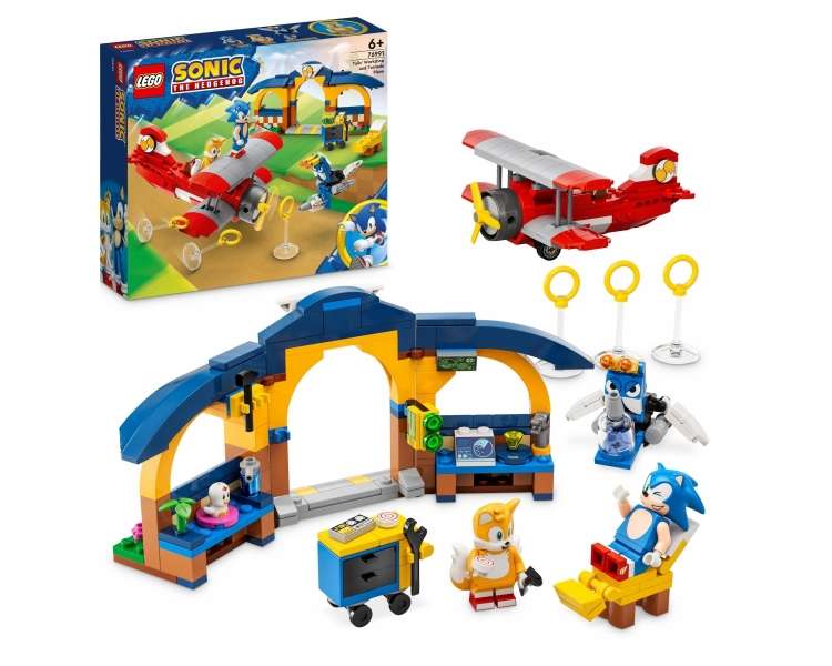 LEGO Sonic - Tails' Workshop and Tornado Plane (76991)