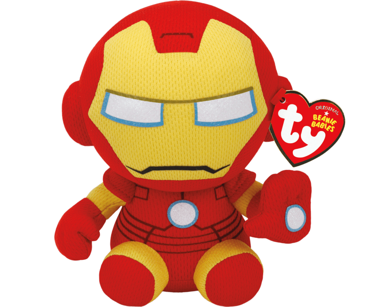 TY Plush - Beanie Boos - Iron Man (Regular) (TY41190)