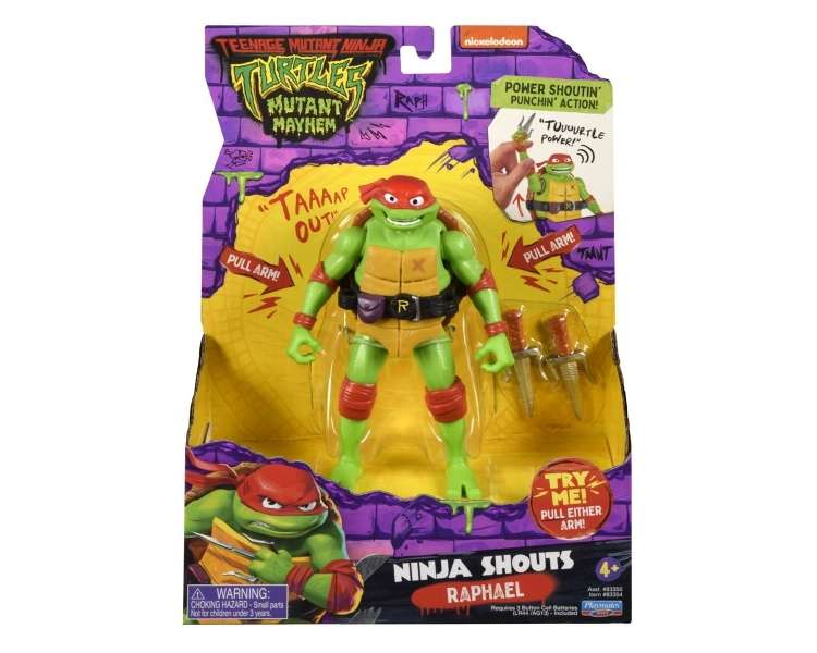 Turtles Mutant Mayhem - Power Sounds 14cm - Raphael