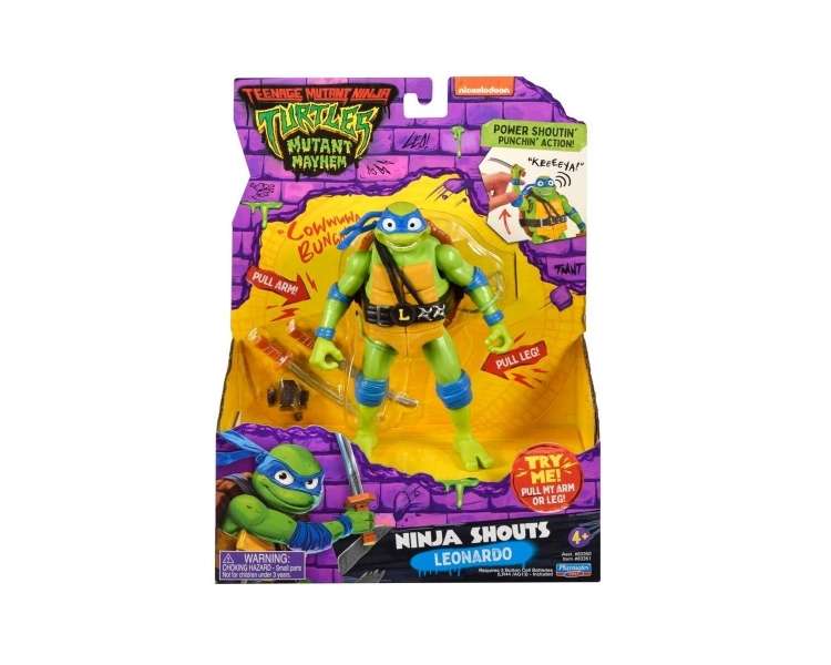 Turtles Mutant Mayhem - Power Sounds 14cm - Leonardo