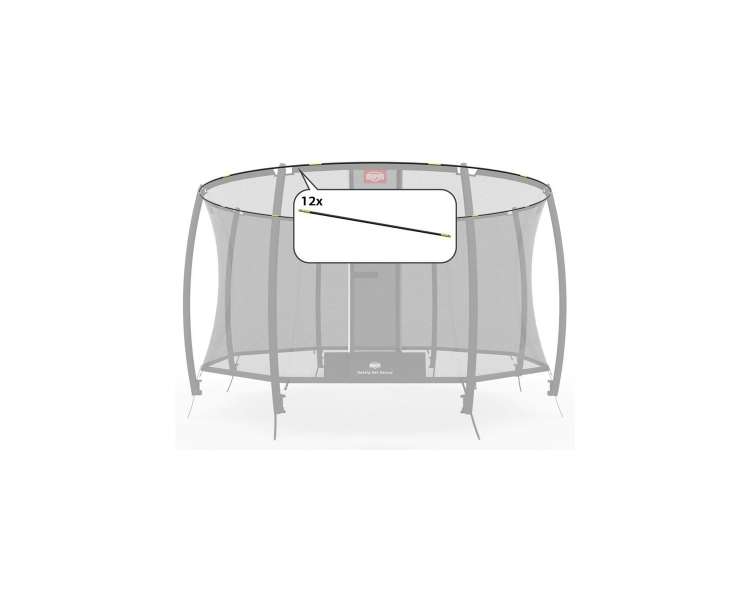 (Spare part) BERG - Tent Tubes - Safety Net Deluxe 430 (51.30.72.07)