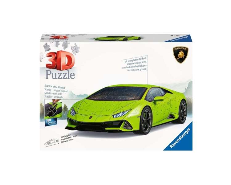 Ravensburger - Lamborghini Huracán EVO-Verde 108p - (10311559)