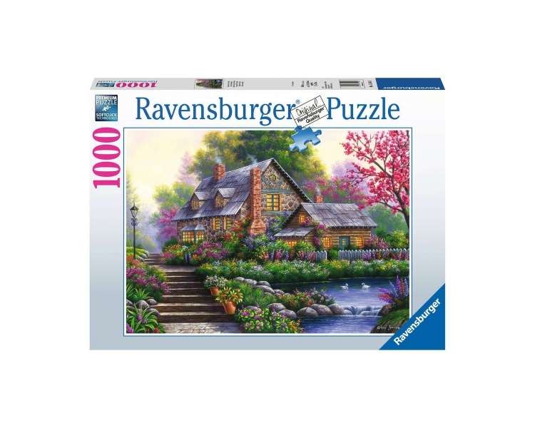 Ravensburger - Puzzle 1000 - Romantic Cottage (10215184)