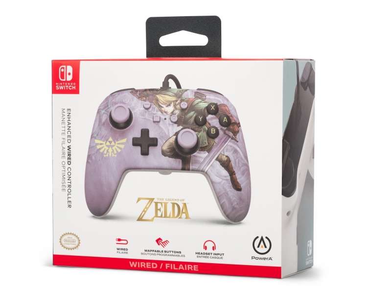 PowerA Enhanced Wired Controller for Nintendo Switch - Valiant Link