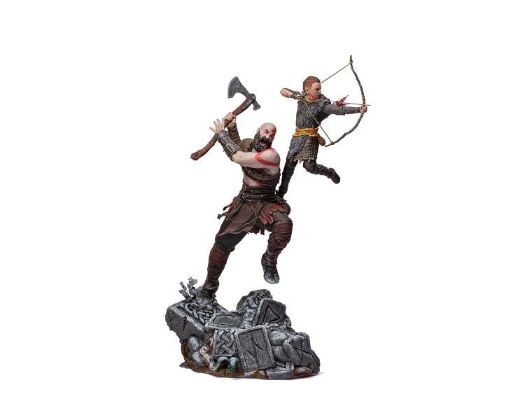 God Of War - Kratos and Atreus Statue Art Scale 1/10