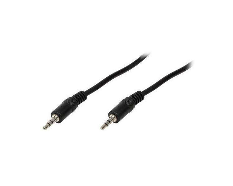 CABLE AUDIO 1xJACK-3.5H A 1xJACK-3.5M 5M LOGILINK