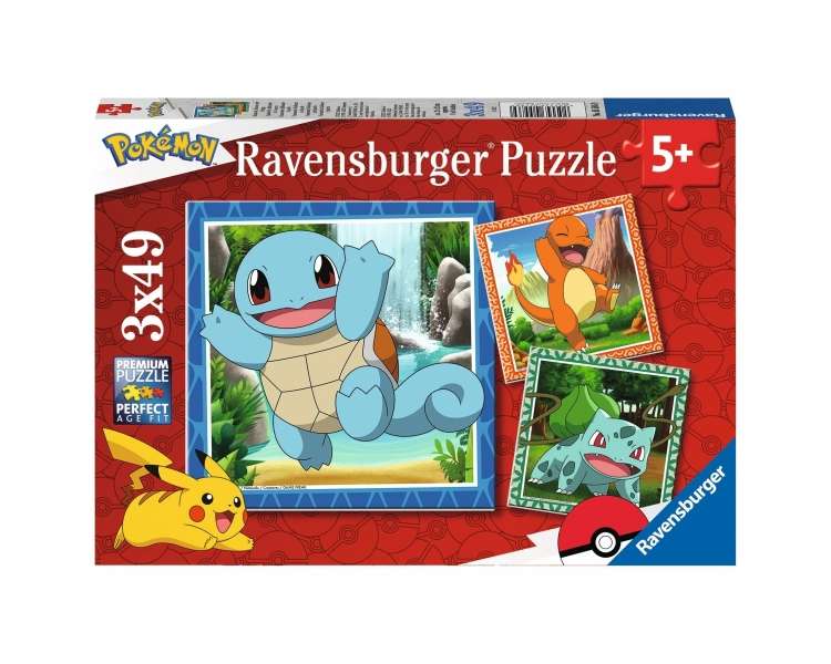 Ravensburger - Pokémon 3x49p - 05586