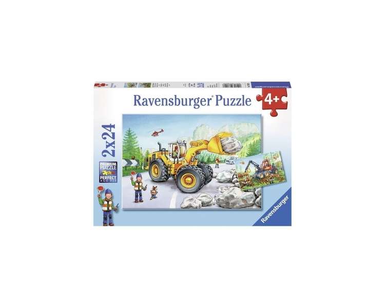 Ravensburger - Digger At Work 2x24p - 07802