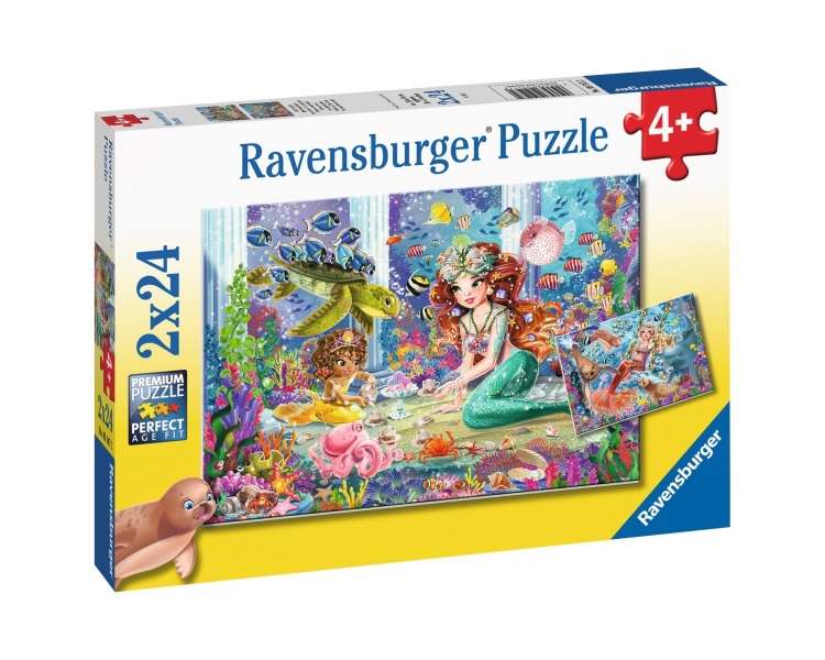 Ravensburger - Mermaid Tea Party 2x24p - 05147