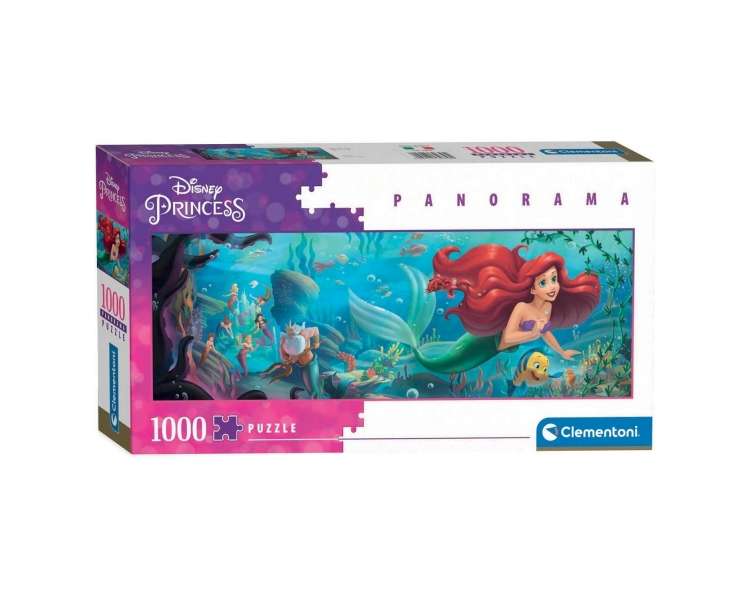 Clementoni - Panorama Puzzle 1000 pcs - Disney Princess (39658)