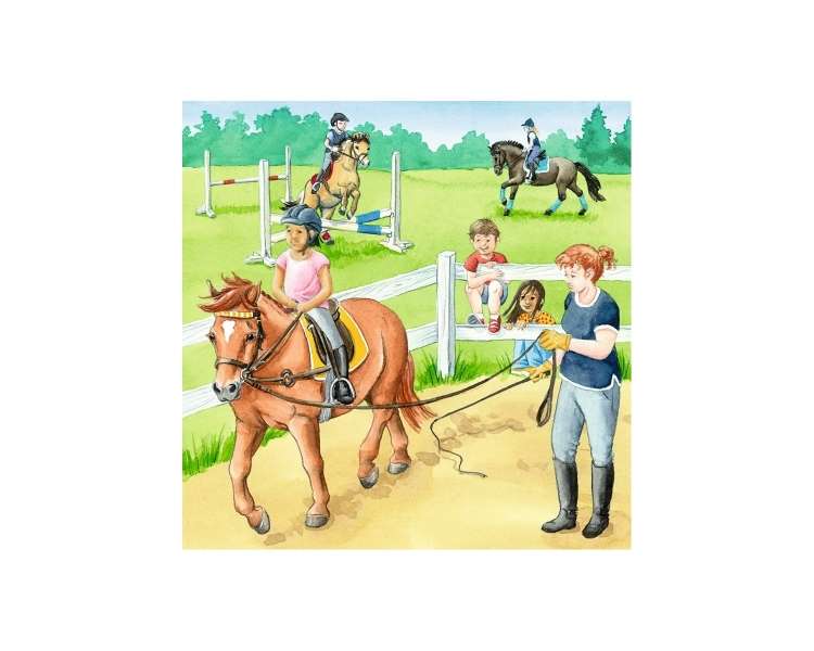 Ravensburger - A day At The Stables 3x49p - 05129