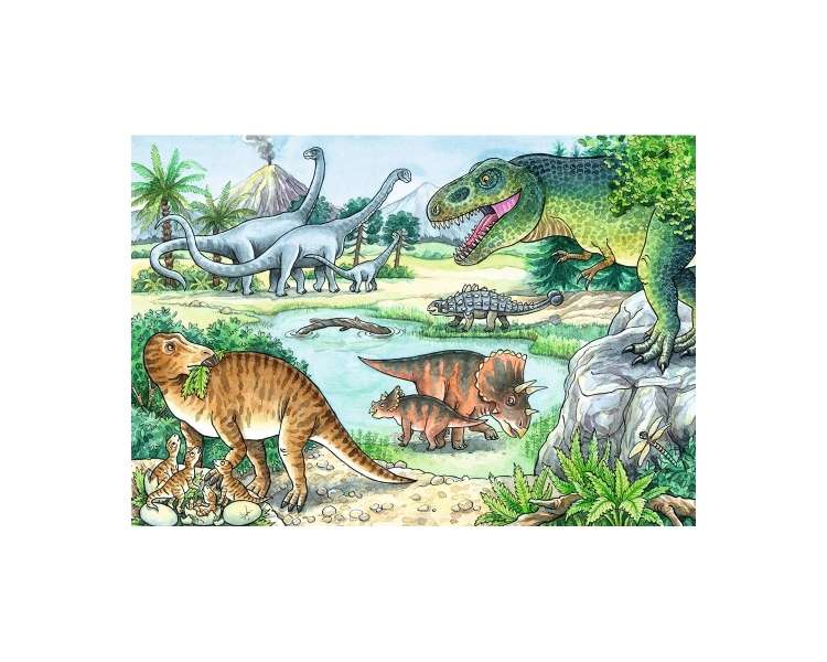 Ravensburger - Dinosaurs Of Land And Sea 2x24p - 05128