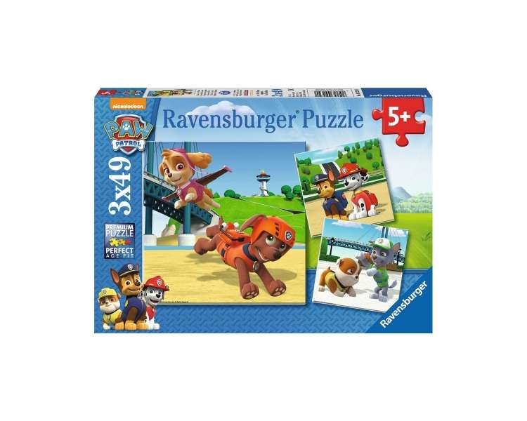 Ravensburger Jigsaw Puzzles 3x49Pc Paw Patrol