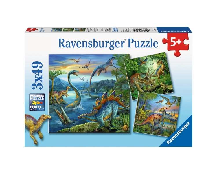 Ravensburger - Dinosaur Facination 3x49p - 09317