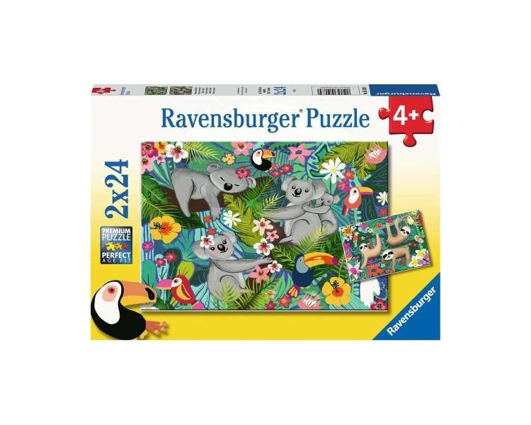 Ravensburger - Koalas And Sloths 2x24p - 05183