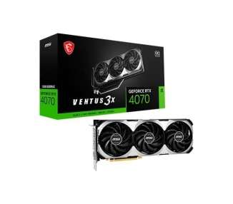 TARJETA GRÁFICA MSI RTX 4070 VENTUS 3X E OC 12GB GDDR6X