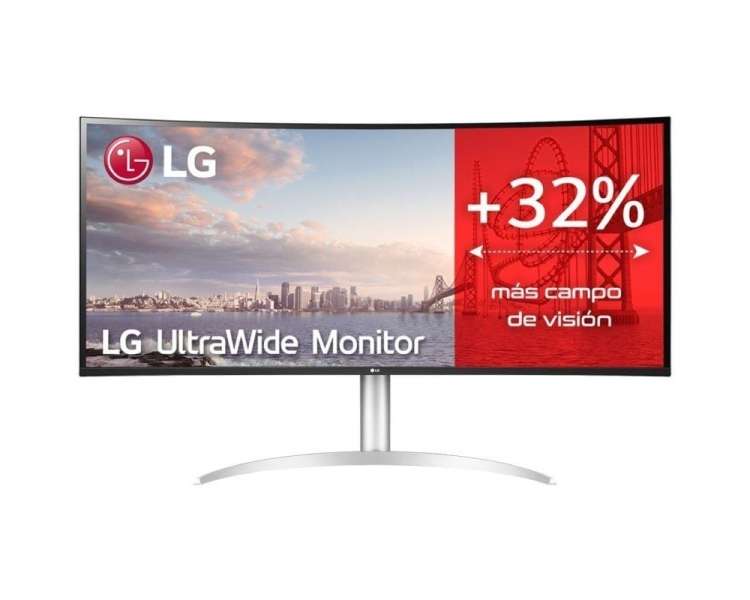 Monitor profesional ultrapanorámico curvo lg 40wp95cp-w 39.7'/ 5k2k/ multimedia/ plata