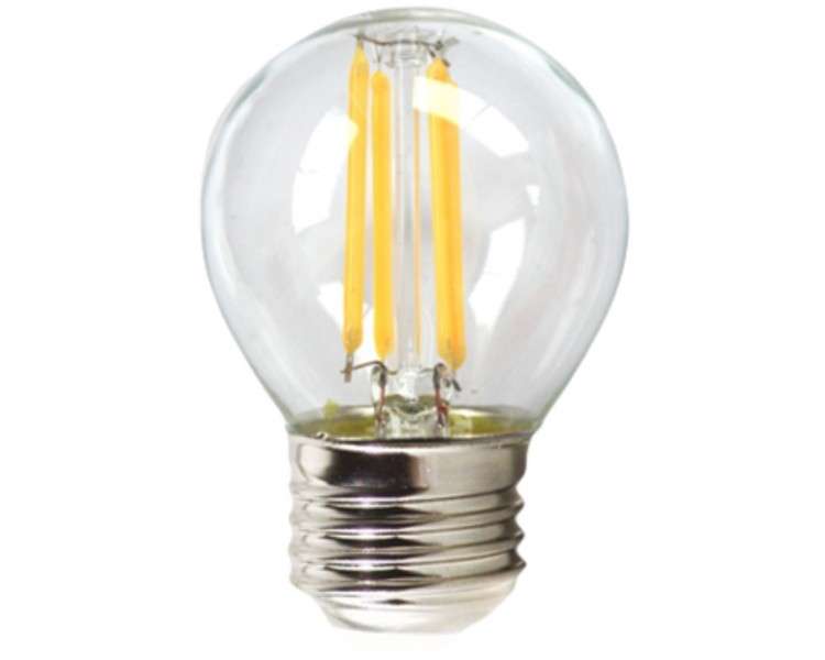 Bombilla led silver electronic filamento transparente