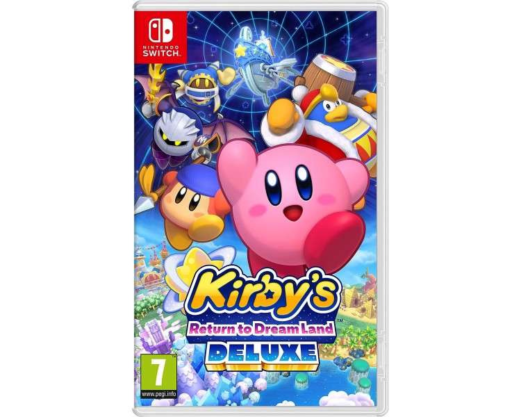 KIRBY S RETURN TO DREAMLAND DELUXE, Juego para Consola Nintendo Switch, PAL ESPAÑA