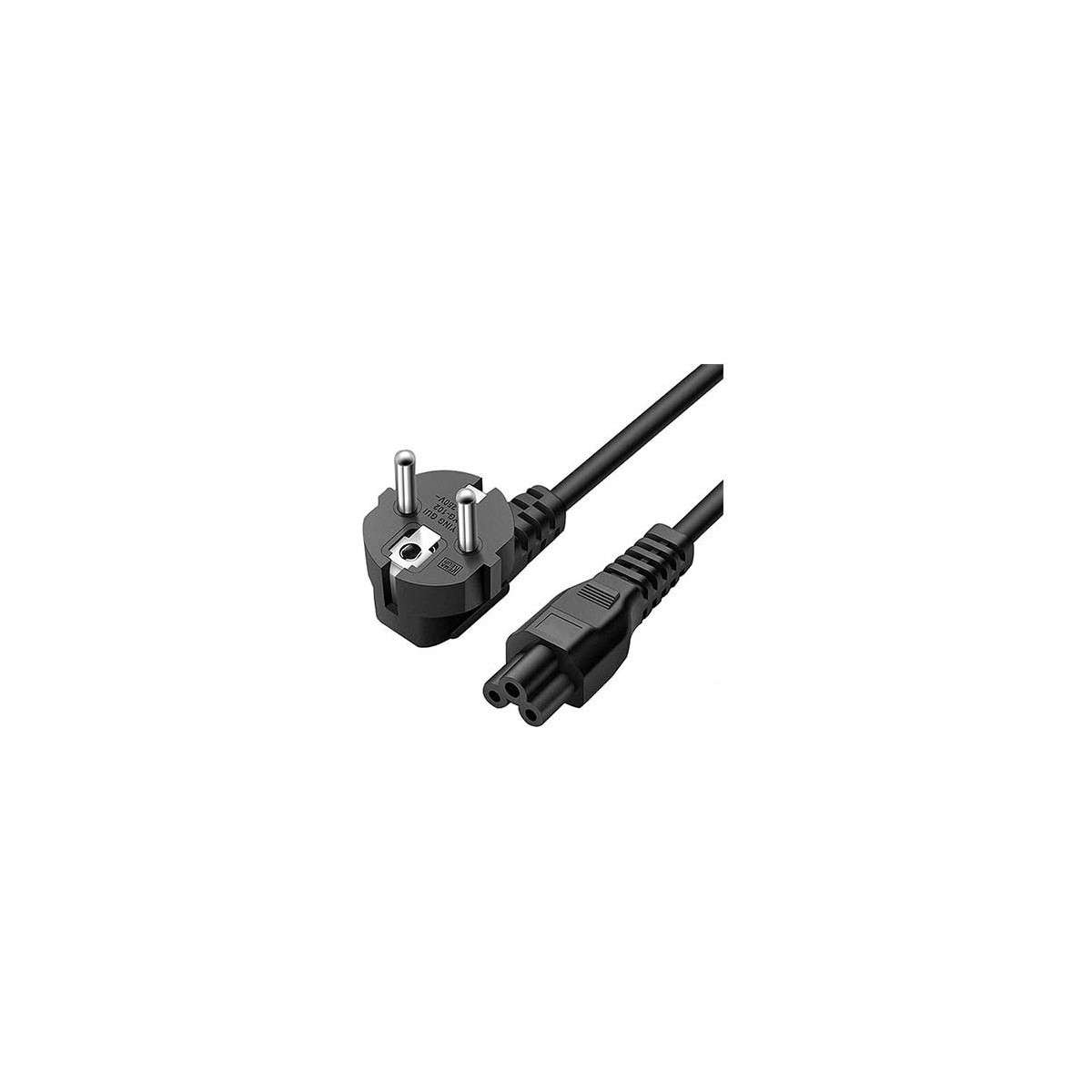 Cradia Cable Alimentación Notebook 2Pin IEC 320-C7 1.5m Negro