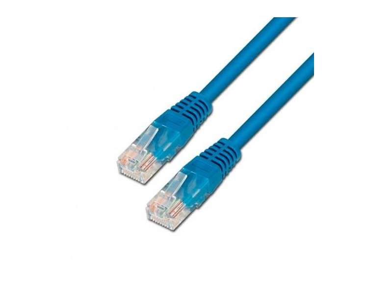 CABLE RED UTP CAT5E RJ45 AISENS 0.5M AZUL