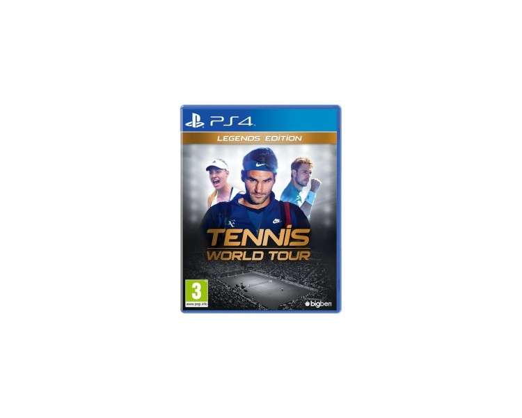 Tennis World Tour: Legends Edition (ENG/IT) Juego para Consola Sony PlayStation 4 , PS4