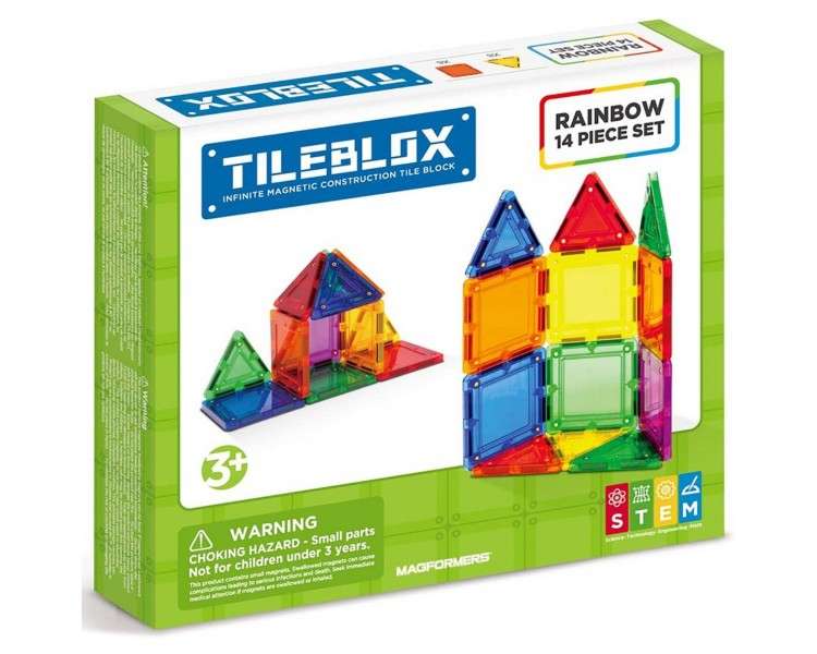 Tileblox - Rainbow - 14 pcs set (3200)