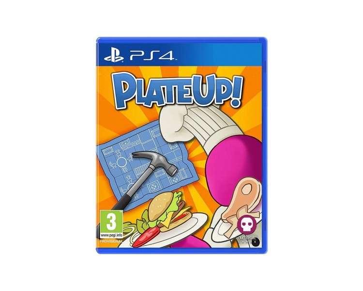 Plate Up Juego para Consola Sony PlayStation 4 , PS4