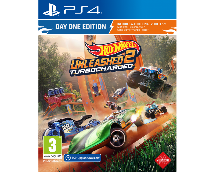 Hot Wheels Unleashed 2: Turbocharged (Day 1 Edition) Juego para Consola Sony PlayStation 4 , PS4