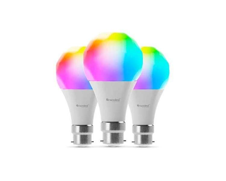 BOMBILLA LED NANOLEAF ESSENTIALS BULB A60 B22 3PK