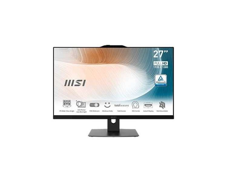 ORDENADOR AIO MSI MODERN AM272P 12M-440EU NEGRO