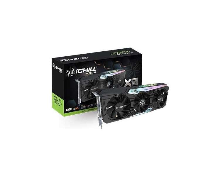 TARJETA GRÁFICA INNO3D RTX 4060TI ICHILL X3 8GB