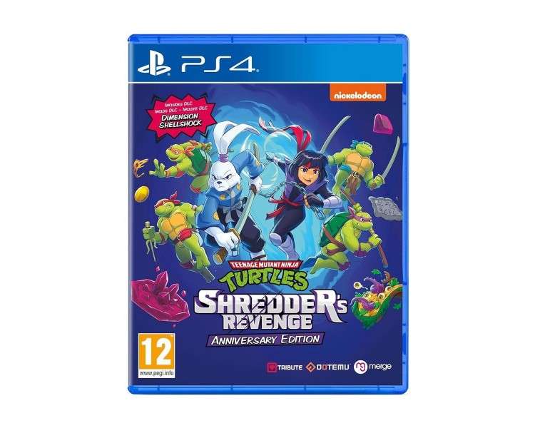 Teenage Mutant Ninja Turtles: Shredder's Revenge (Anniversary Edition) Juego para Consola Sony PlayStation 4 , PS4 [ PAL ESPAÑA ]