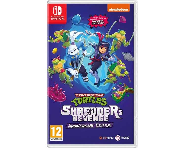 Teenage Mutant Ninja Turtles: Shredder's Revenge (Anniversary Edition) Juego para Consola Nintendo Switch [PAL ESPAÑA]