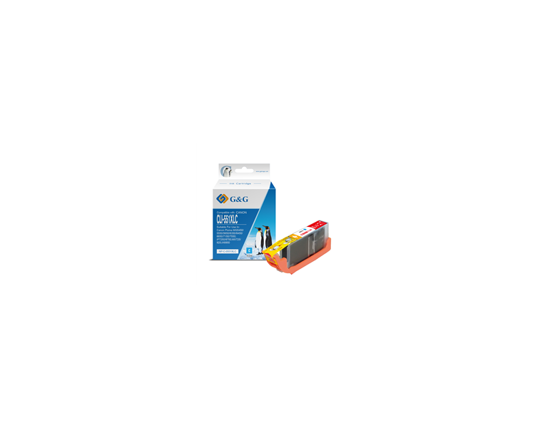 Cartucho De Tinta Compatible Para Canon Cli551Xl Cyan 6444B001,6509B001