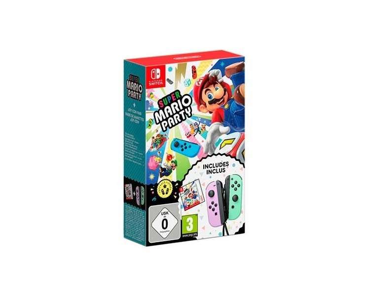 SUPER MARIO PARTY + JOY-CON Juego para Consola Nintendo Switch, [PAL ESPAÑA]