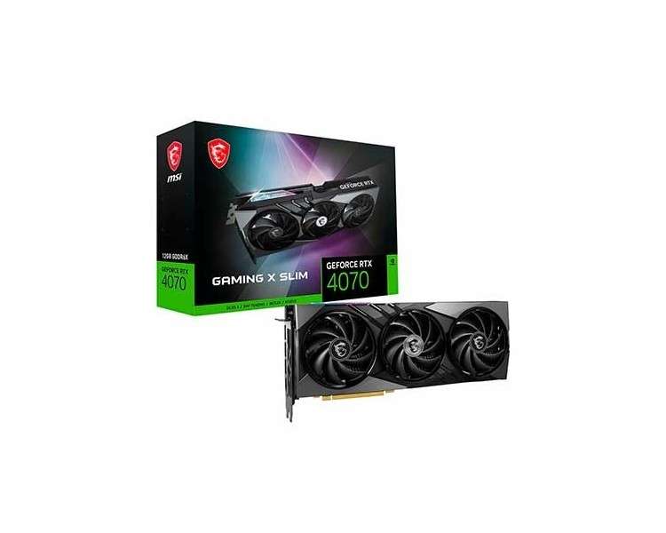 TARJETA GRÁFICA MSI  RTX 4070 GAMING X SLIM 12G