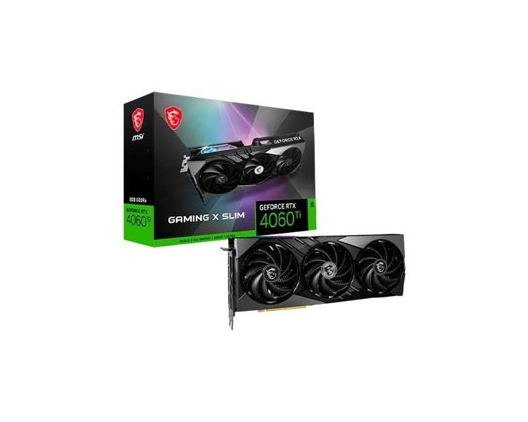 TARJETA GRÁFICA MSI RTX 4060 TI GAMING X SLIM 8G