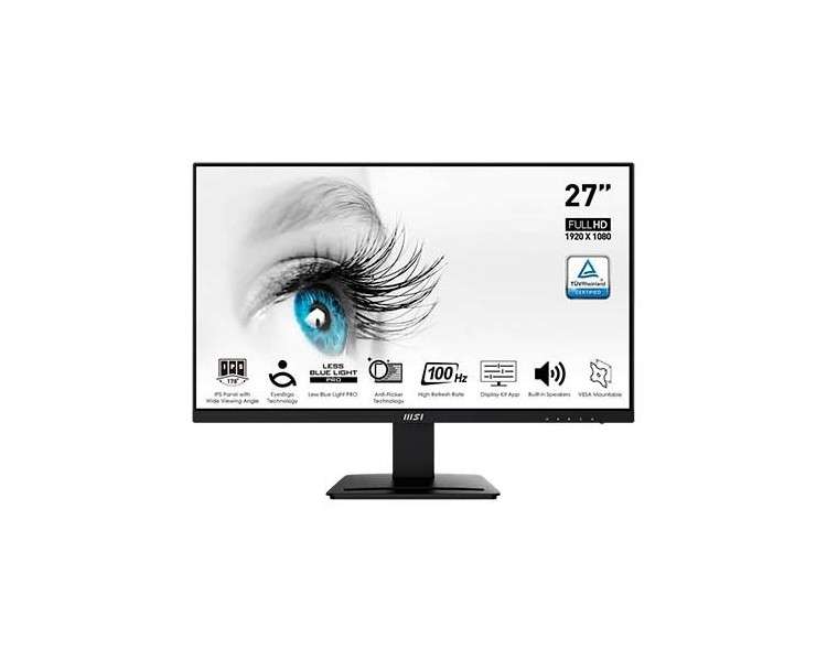 MONITOR LED 27  MSI PRO MP273A NEGRO